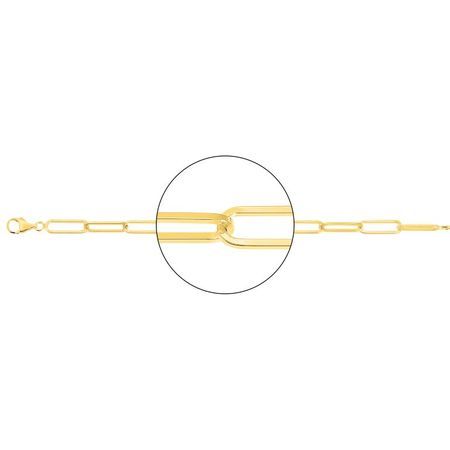Cadena Oro 18kts Argyor MRM (18)529 Forzada Rectangular En Brillo
