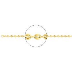Cadena Oro 18kts Argyor MRM (18)550-45 Grano De Café En Brillo