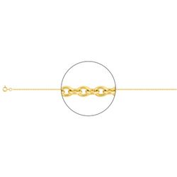 Cadena Oro 18kts Argyor MRM (18)FR45-40 Forzada Redonda En Brillo