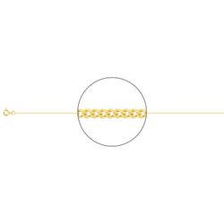 Cadena Oro 18kts Argyor MRM (18)G23-50 Gourmette Diamantada En Brillo