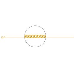 Cadena Oro 18kts Argyor MRM (18)G35-55 Gourmette Diamantada En Brillo