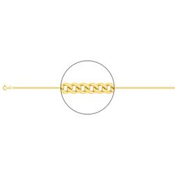 Cadena Oro 18kts Argyor MRM (18)G65-55 Gourmette Diamantada En Brillo
