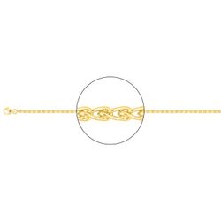 Cadena Oro 18kts Argyor MRM (18).SP100-55 Spiga En Brillo
