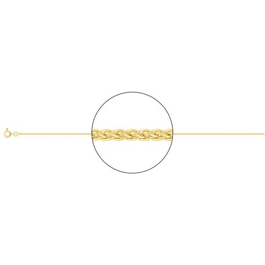 Cadena Oro 18kts Argyor MRM (18).SP25-40 Spiga En Brillo