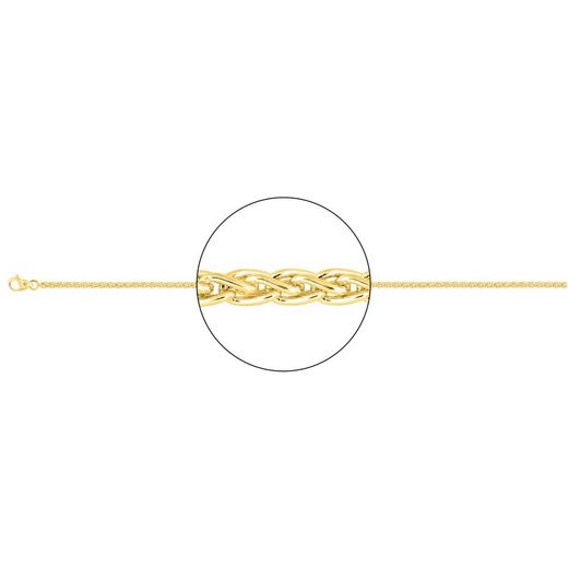 Cadena Oro 18kts Argyor MRM (18).SP60-45 Spiga En Brillo