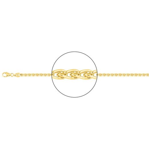 Cadena Oro 18kts Argyor MRM (18).SP80-50 Spiga En Brillo