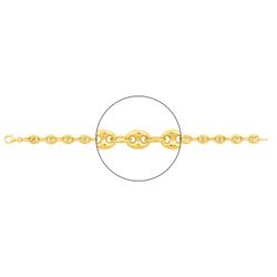 Cadena Oro 9kts Argyor MRM (9)610001.4 Grano De Café En Brillo
