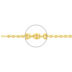 Cadena Oro 9kts Argyor MRM (9)610001.5 Grano De Café En Brillo