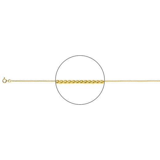 Cadena Oro 9kts Argyor MRM (9)610011 Spiga En Brillo