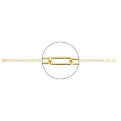 Cadena Oro 9kts Argyor MRM (9)9K509-40 Forzada Rectangular En Brillo