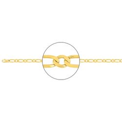 Cadena Oro 9kts Argyor MRM (9)9K518.5 Alternada 1+1 Ultraplana En Brillo