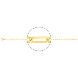 Cadena Oro 9kts Argyor MRM (9)9K519-60 Forzada Rectangular En Brillo