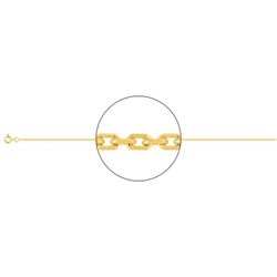 Cadena Oro 9kts Argyor MRM (9)9KF50 Forzada Diamantada En Brillo