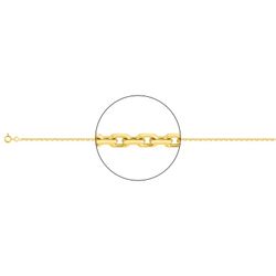 Cadena Oro 9kts Argyor MRM (9)9KF65 Forzada Diamantada En Brillo