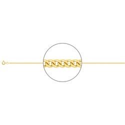Cadena Oro 9kts Argyor MRM (9)9KG47 Gourmette Diamantada En Brillo
