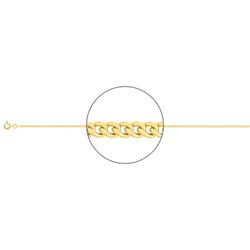 Cadena Oro 9kts Argyor MRM (9)9KG50 Gourmette Diamantada En Brillo