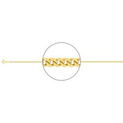 Cadena Oro 9kts Argyor MRM (9)9KG55 Gourmette Diamantada En Brillo