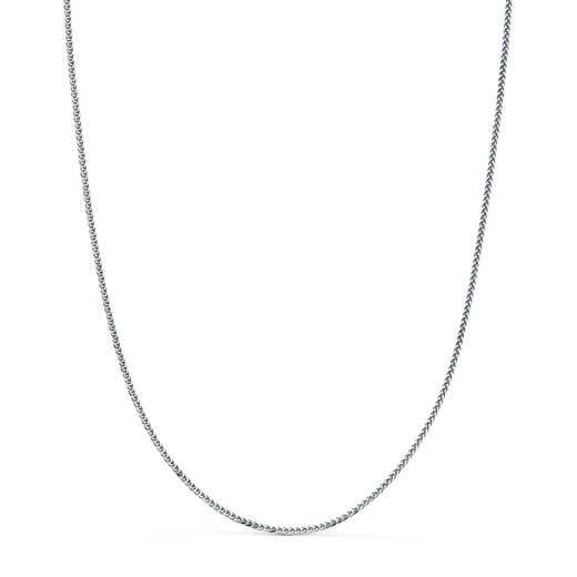 Cadena Oro Blanco 18kts 24000340 Maciza 40cm x 1.00mm
