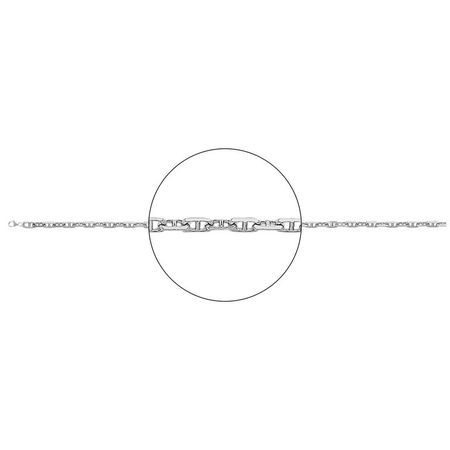 Cadena Plata Argyor MRM (AG)301183C-50 Marina Forzada En Brillo