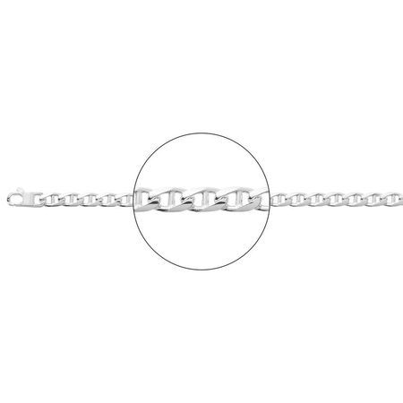 Cadena Plata Argyor MRM (AG)301187C-55 Marina En Brillo