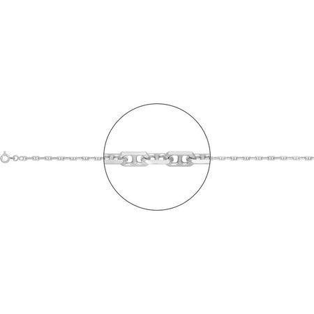 Cadena Plata Argyor MRM (AG)331109C-45 Marina Forzada En Brillo