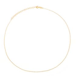 Goldene Silberkette 36+6cm CAD00020DO Kugel