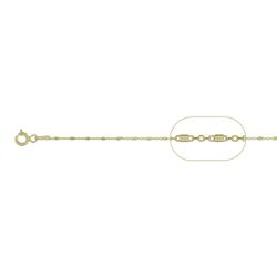 Golden Silver Chain 42cm CAD00012DO Cylinder