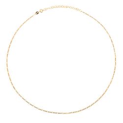 Cadena Plata Dorada 52cm CAD00040DO Figaro