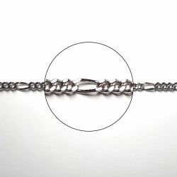 Cadena Plata Figaro 50cm NP154/6/60/50