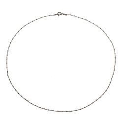 Cadena Plata Negra 40cm CAD00026RU Cubo