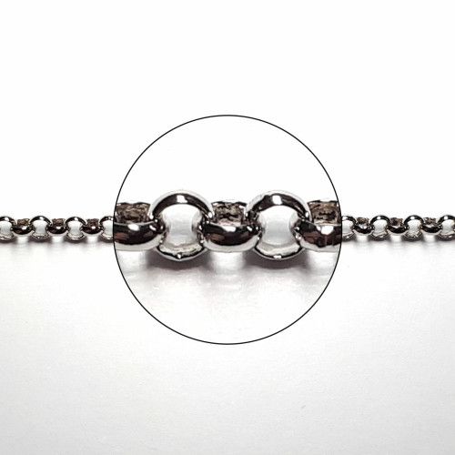 Cadena Plata Rolo 60cm NP154/5/100/60
