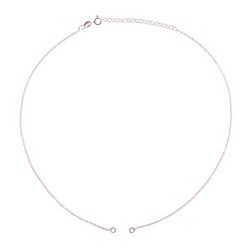 Cadena Plata Rosada 40cm CAD00006RO Forzada