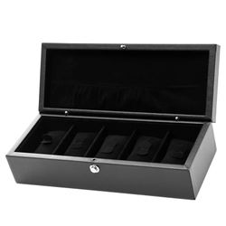 Æske med 5 New York Herreure B5-03 Samleræske