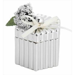 Caja Hexagonal Mediana 2199-04M Tapa Detalle Floral