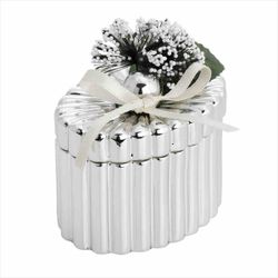 Caja Oval Mediana 2199-03M Tapa Detalle Floral