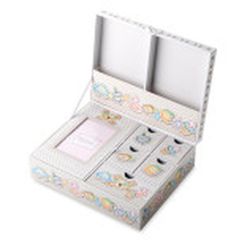 Caixa Memórias Urso 75045RA 29X23X10cm Rosa