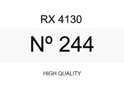 Calibre Reloj Genérico 4130-244 Rx 4130 Nº244