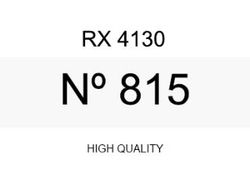 Calibre Reloj Genérico 4130-815 Rx 4130 Nº815