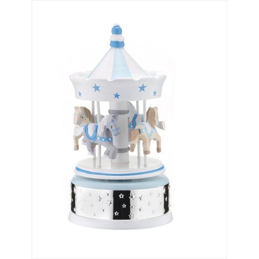 Carrousel Musical Caballitos Celeste 21089C Estrellas
