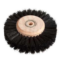 Cepillo Acero 016098 Eliminar Rayaduras Cerda Negra 4 Hileras 75mm