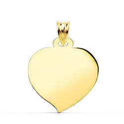 Chapa Oro 9kts 26x23mm 9KP6465-023 Corazón