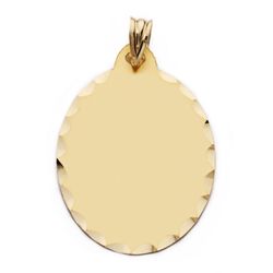 Chapa Oro 9kts 34x23mm 9K230231 Tallado
