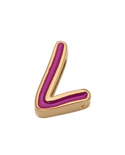 Charm Acero Dorado Viceroy 1487M01012L Letra L Esmaltada
