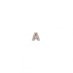 Charm Plata Dorada Sovrani  J001A Letra A Con Circonitas