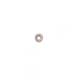 Charm Plata Dorada Sovrani  J001O Letra O Con Circonitas
