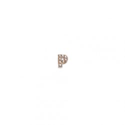 Charm Plata Dorada Sovrani  J001P Letra P Con Circonitas