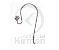 Cierre Plata 072025 Gancho Montaje 11x22mm x (0,80mm Diámetro)