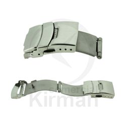 Cierre Reloj Acero 261227 Seguridad P. Armis C. Pulsador Fijación 20mm x 23mm Cierre