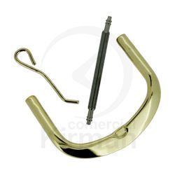 Cierre Reloj Acero Dorado 261168 Hebilla P. Correa Piel Fijación 14mm