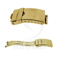 Cierre Reloj Acero Dorado 261414 Seguridad P. Armis Fijación 12mm x 22mm Cierre